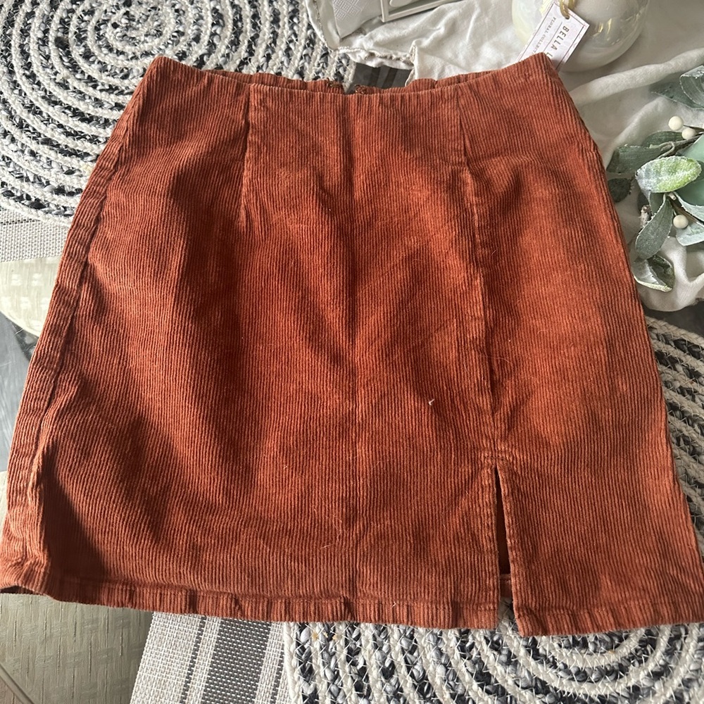 High Rise Mini Skirt - Corduroy